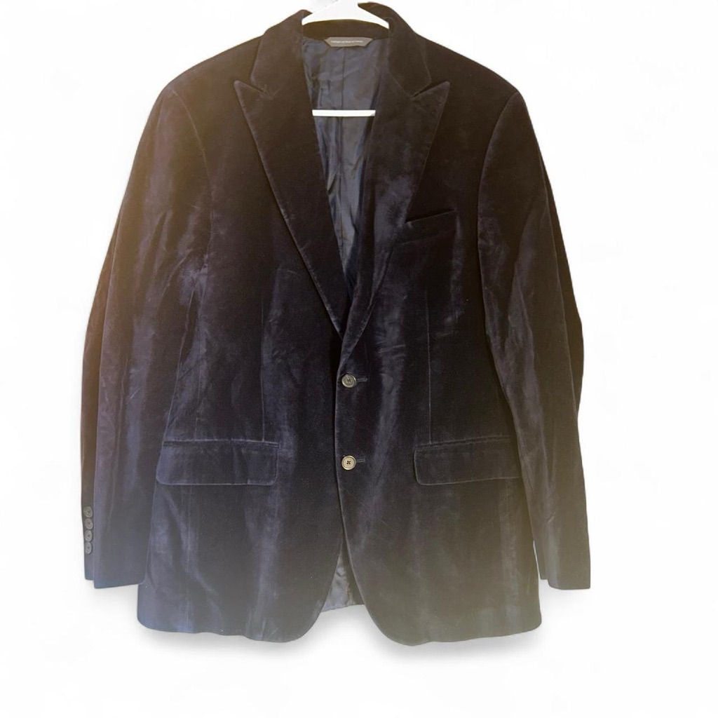 J.P. Tilford Samuelsohn Navy Jacket Blazer Size 40 Reg